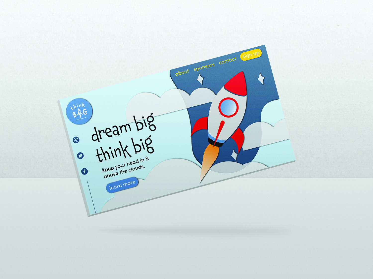 Think Big Conference Landing Page