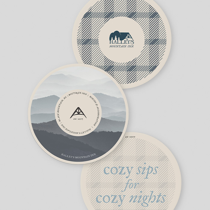 Halley's Brand Mockup